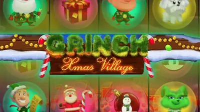 grinch xmas village